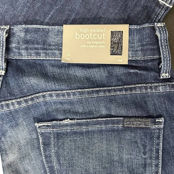 7 For All Mankind High Waist Bootcut Jeans NWT [1508] - Picture 7 of 9